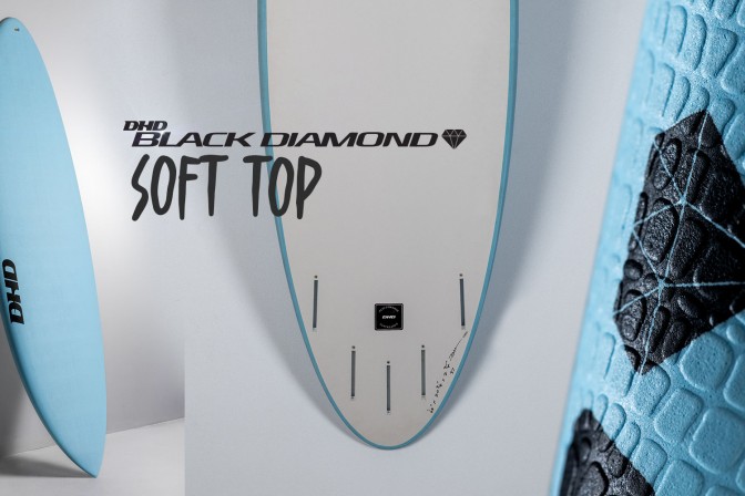 DHD Black Diamond Soft EPS 6'2" Futures Surfboard