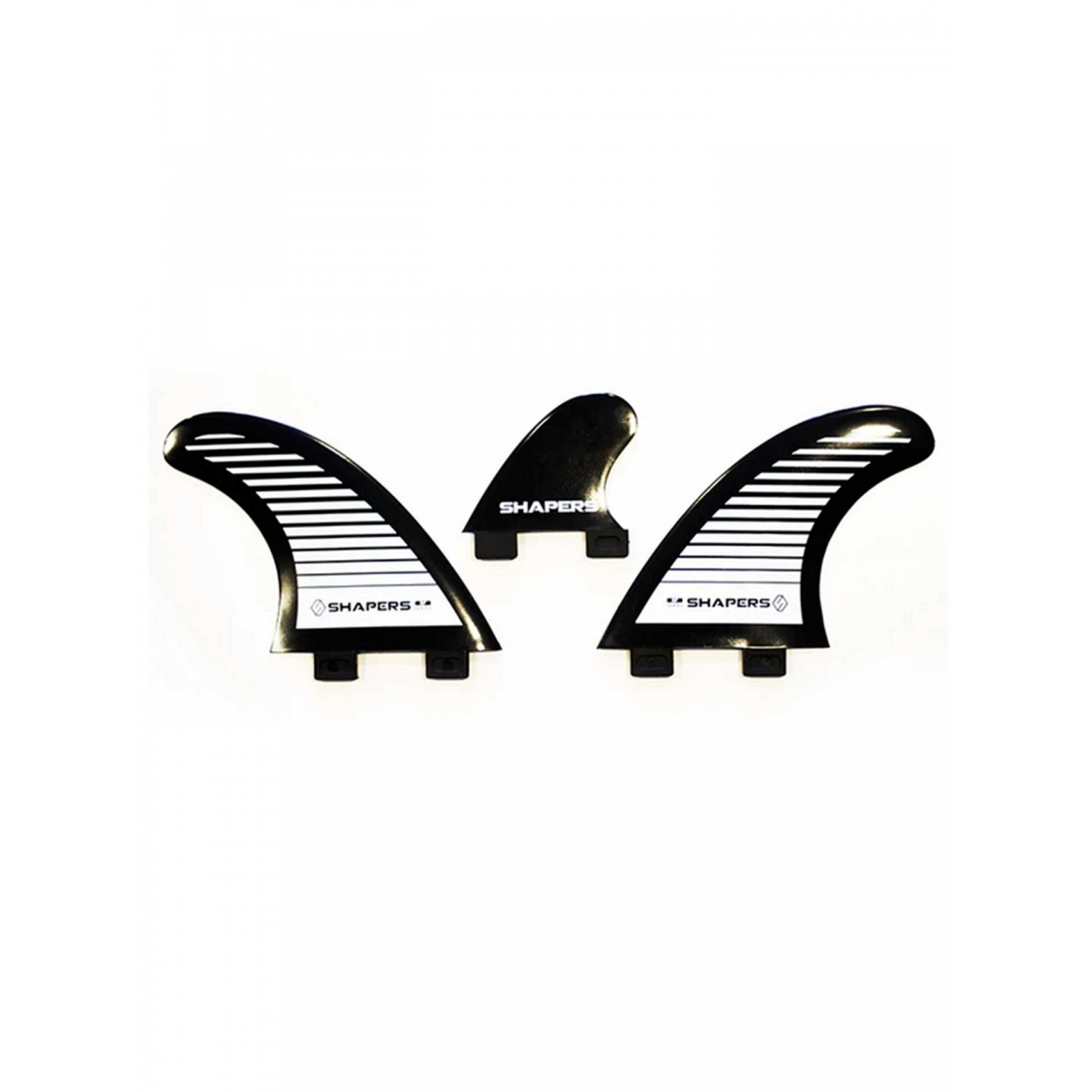 Shapers Fibreflex River Medium Thruster Fins - Dual tab - F-FF-RFM-2TAB ...