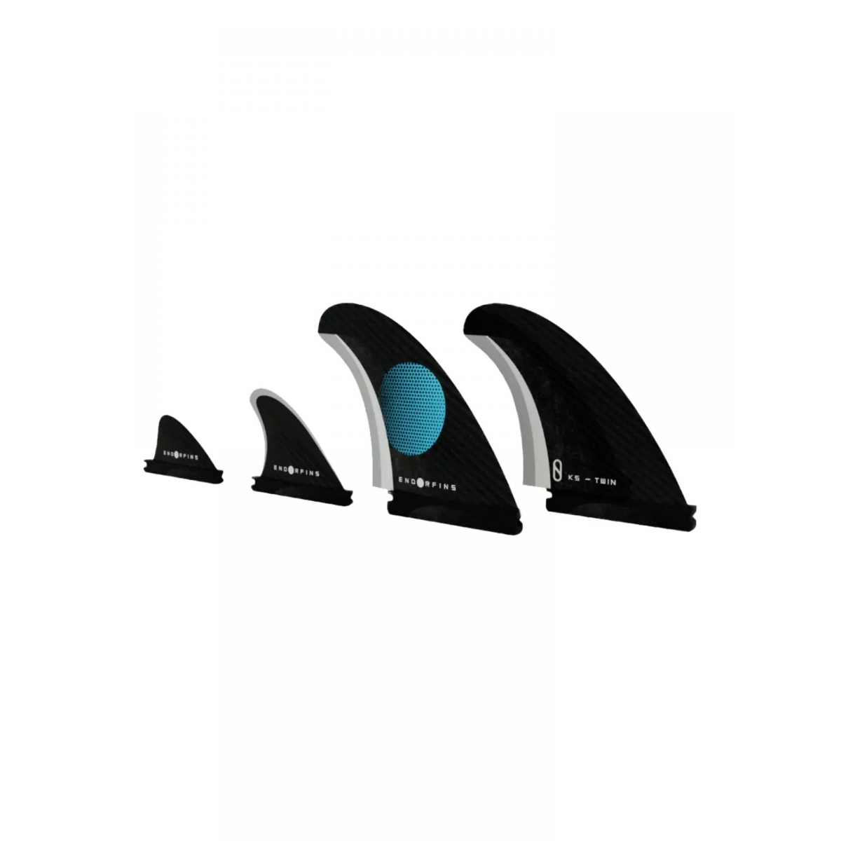 Slater Designs Endorfins KS Twin + 2 Fin - Single Tab - FINK-KT2